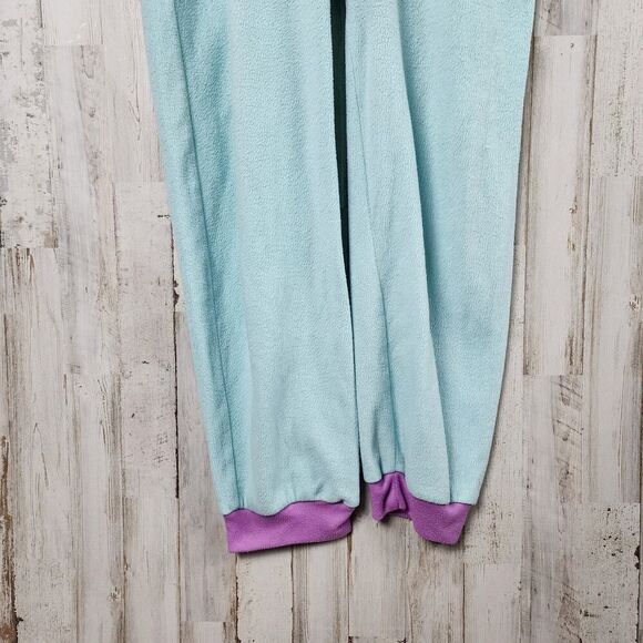 Cat & Jack Unicorn Pajama Onesie Blue Large 10-12 - Picture 7 of 9